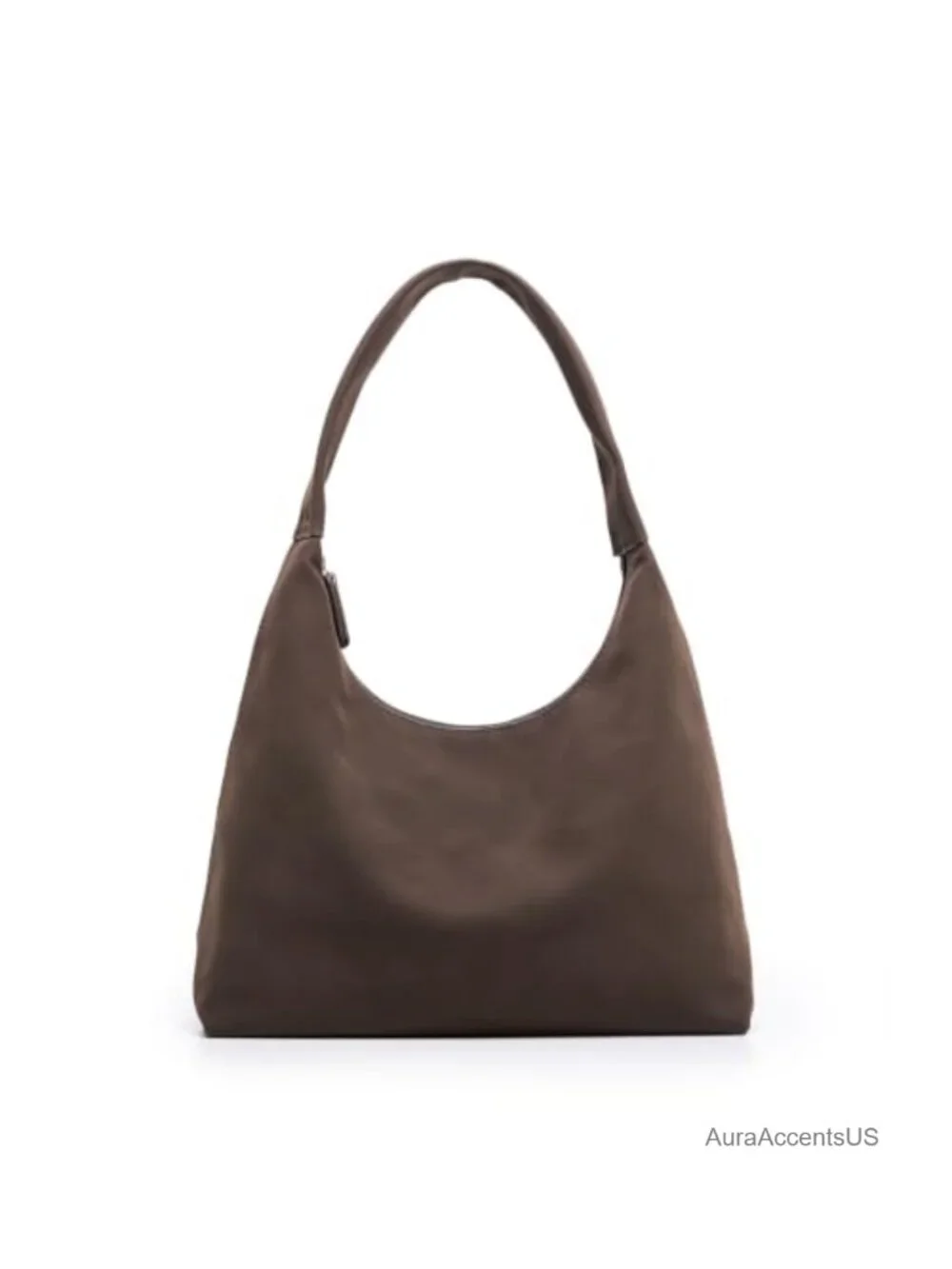 Small Hobo Shoulder Bag Faux Suede Y2K Purse